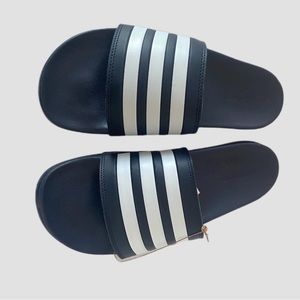 ADIDAS Adilette Cloudfoam Plus Swim Slides | Size 12 Men/Size 13 Women